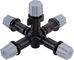 5 Outlet Mister Jets Sprinkler Micro Jet Sprinkler Aliran 32-90 H / L Untuk Rumah Kaca