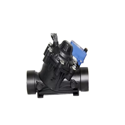 2'' BSP/NPT 0,35-10bar Irigasi Motor Solenoid Valve 12-40v DC Penguncian Pulsa