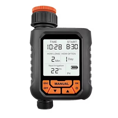Tampilan LCD besar Water Timer Waterproof Rumah Taman Irigasi Hujan Timer