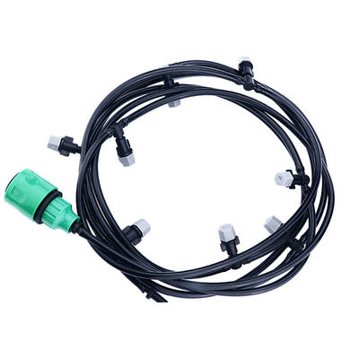Teras Luar Ruangan PE Sistem Pendingin Irigasi Misting Sprinkler Hemat Air
