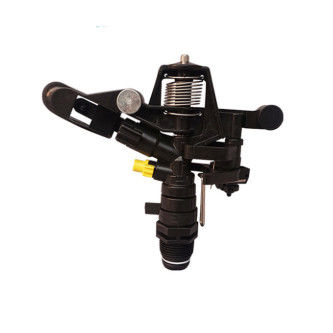 Adjustable Rain Bird Plastik Dampak Sprinkler 3/4 &amp;#39;&amp;#39; Plastik Dubble Nozzle