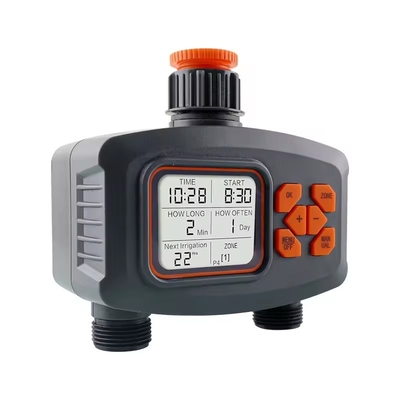 2 Way LCD Display Rumah Irigasi Taman Hujan Timer Kontroler Otomatis