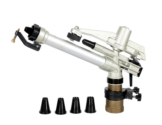 2' 'Pistol Sprinkler Adjustable Portable Sprinkler Sistem Irigasi Tambang Batubara 20-43m