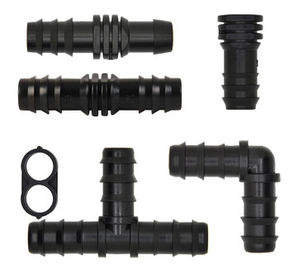 Konektor Pipa Irigasi Lurus, Fitting Pipa Sprinkler Poli-UV